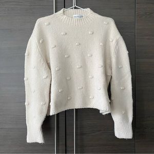 Little Mountain White Sweater